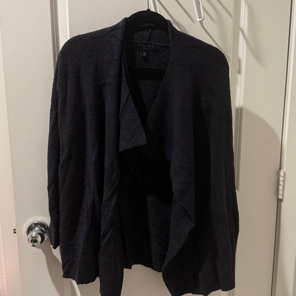 Barefoot Dreams CozyChic Lite Charcoal Cardigan